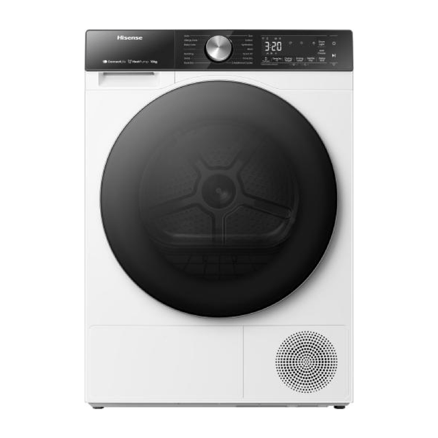 Hisense 5S Series 10 kg WiFi Heat Pump Tumble Dryer | White - TUMBLE DRYERS - Beattys of Loughrea