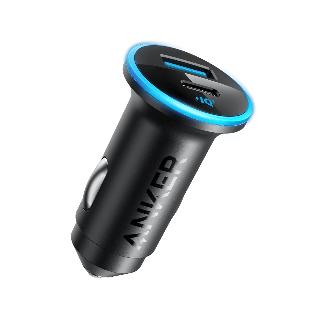 Anker 323 52.5W Car Charger USB C USB A - Black - USB PC ACCESSORIES - Beattys of Loughrea