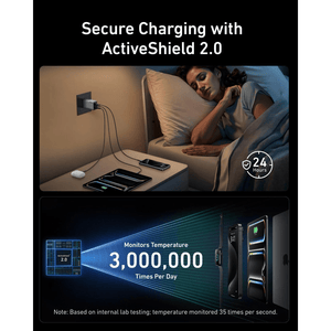 Anker Prime Charger 100W 3 Ports ( 2 x USB C 1 x USB A ) GaNPrime - A2688241 - USB PC ACCESSORIES - Beattys of Loughrea