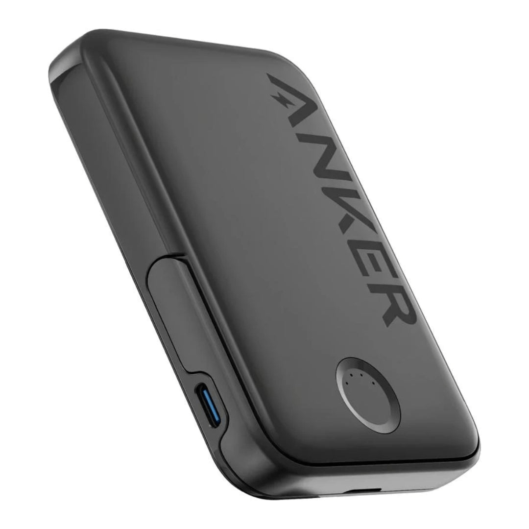 Anker 322 MagGo Wireless Power Bank 5000mAh 7.5W - Black - USB PC ACCESSORIES - Beattys of Loughrea