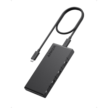 Anker 364 USB C Hub 10 - in - 1, Dual 4K HDMI) - Black - BATTERY CHARGERS - Beattys of Loughrea