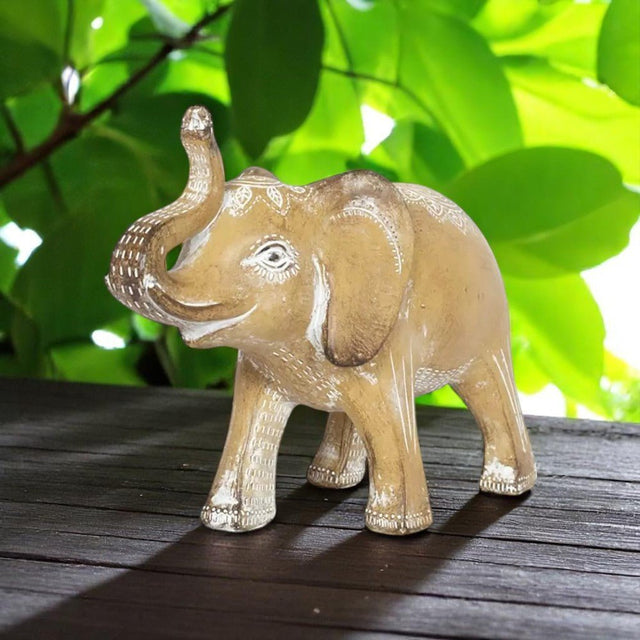 La Hacienda Graceful Elephant Resin Garden Ornament - GARDEN ORNAMENTS INCL SOLAR - Beattys of Loughrea