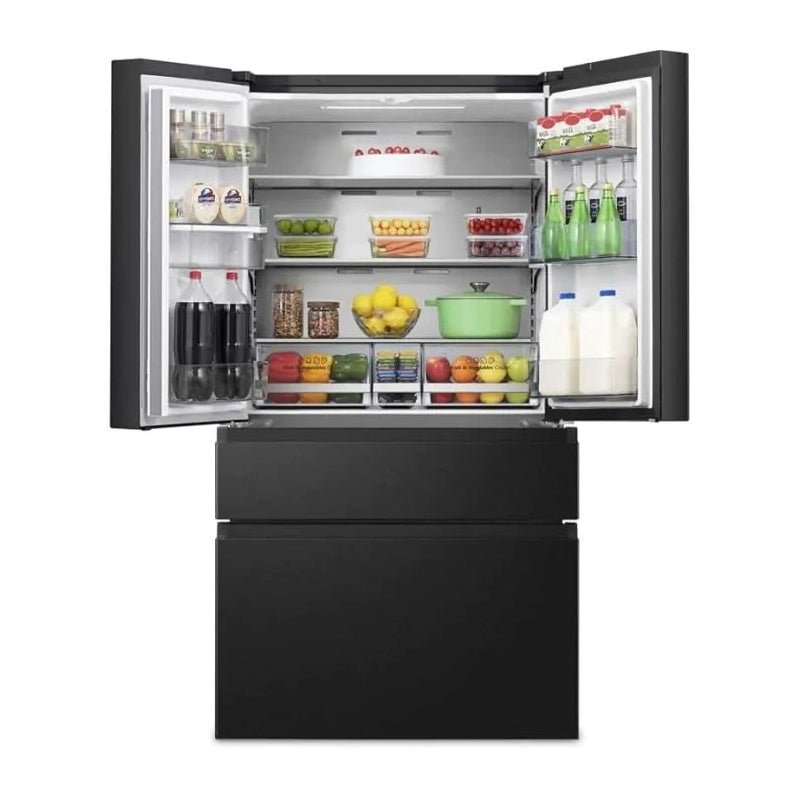 HISENSE PureFlat RF749N4SWFE Fridge Freezer - Black Stainless Steel - FRIDGE OR FR/FREEZER LGE 300L+, USA - Beattys of Loughrea