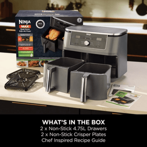 Ninja MAX 6 - in - 1 Dual Zone Air Fryer (DZ400UK) - AIR FRYER / DEEP FAT FRYERS - Beattys of Loughrea