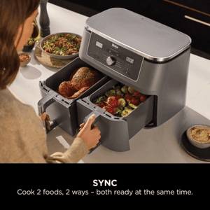 Ninja MAX 6 - in - 1 Dual Zone Air Fryer (DZ400UK) - AIR FRYER / DEEP FAT FRYERS - Beattys of Loughrea