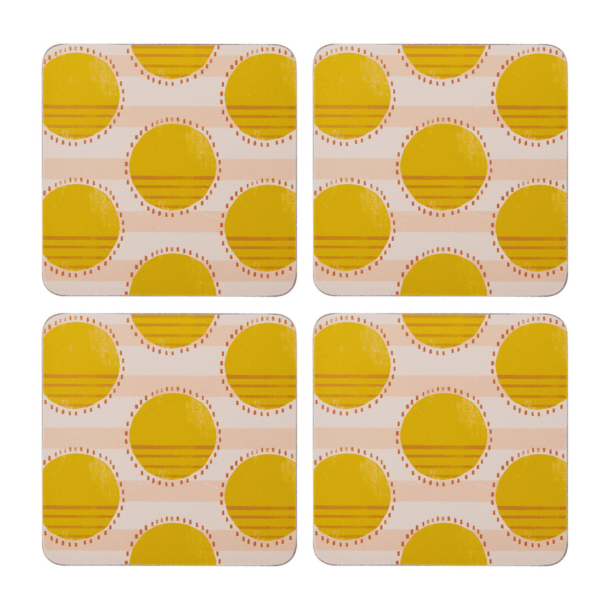 Creative Tops Spot Print Pack of 4 Premium Coasters - TABLEMATS/COASTERS - Beattys of Loughrea