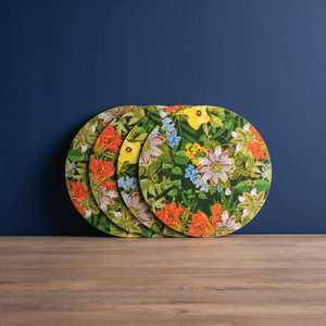 Creative Tops Floral Pack of 4 Premium Round Placemats - TABLEMATS/COASTERS - Beattys of Loughrea