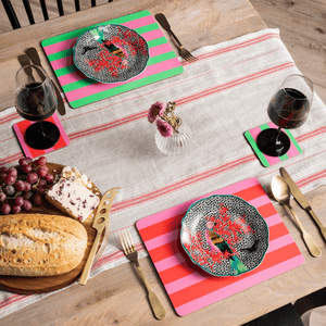 Creative Tops Stripe Print Pack of 4 Premium Placemats - TABLEMATS/COASTERS - Beattys of Loughrea