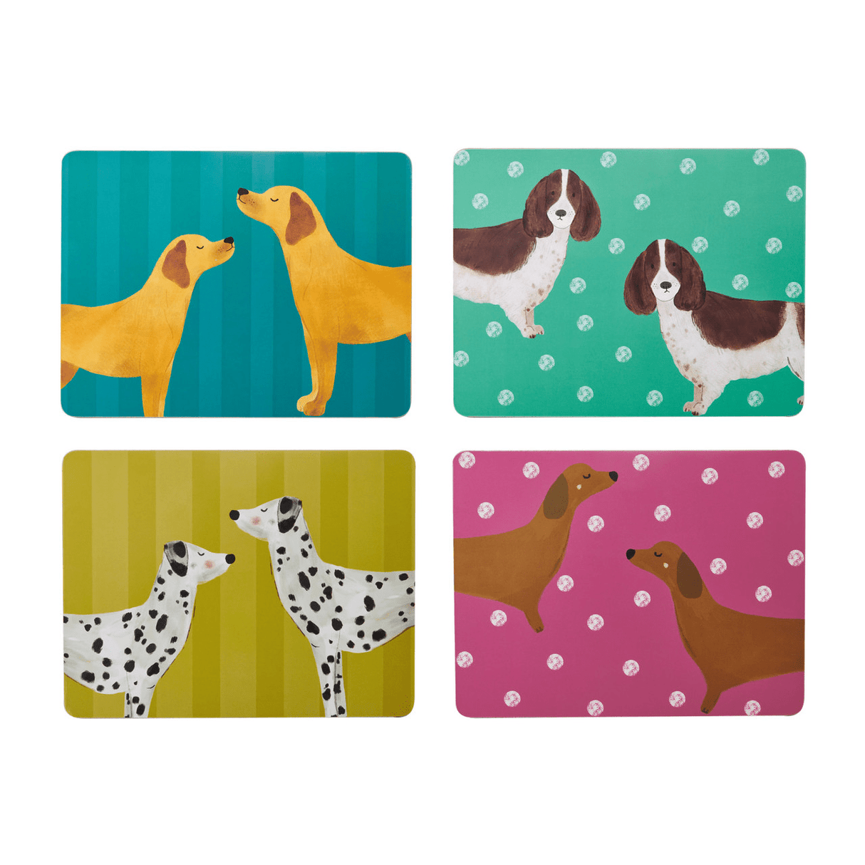 Creative Tops Dog Print Pack of 4 Premium Placemats - TABLEMATS/COASTERS - Beattys of Loughrea