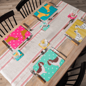 Creative Tops Dog Print Pack of 4 Premium Placemats - TABLEMATS/COASTERS - Beattys of Loughrea