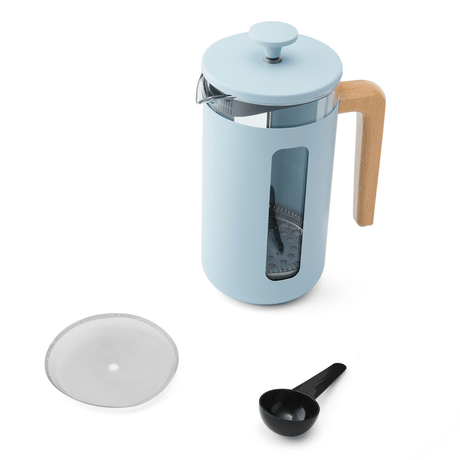 La Cafetière Pisa 8 Cup Cafetiere, Sky Blue - CAST IRON KITCHENWARE - Beattys of Loughrea