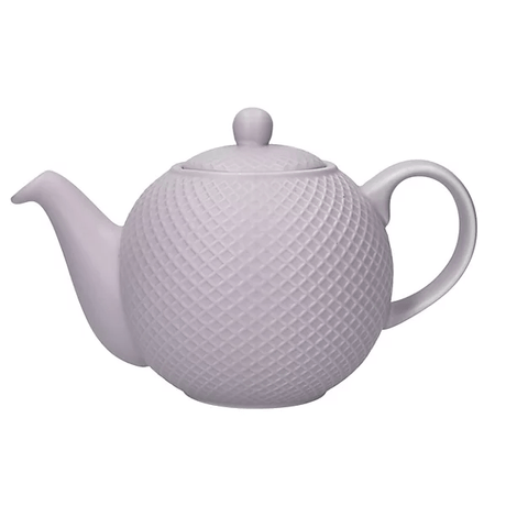 Globe Dusty Lilac 4 Cup Textured Teapot - TEA/COFFEE MAKER/BODUM/MILLS - Beattys of Loughrea