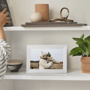 Aura Carver 10.1 Inch WiFi Digital Photo Frame | White - DIGITAL PICTURE FRAME - Beattys of Loughrea