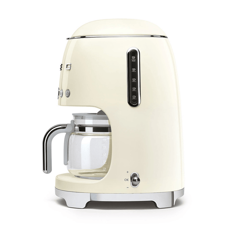 Smeg DCF02PBUK Drip Coffee Machine in Cream - COFFEE MAKERS / ACCESSORIES - Beattys of Loughrea