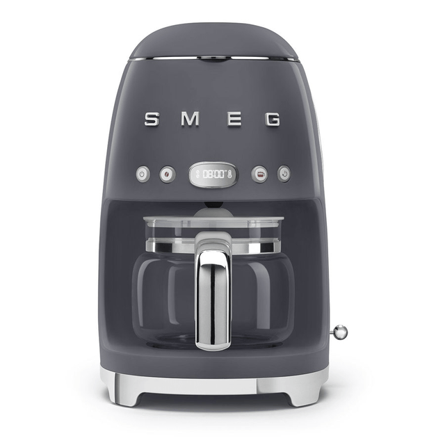 Smeg DCF02PBUK Drip Coffee Machine in Grey - COFFEE MAKERS / ACCESSORIES - Beattys of Loughrea