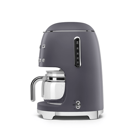 Smeg DCF02PBUK Drip Coffee Machine in Grey - COFFEE MAKERS / ACCESSORIES - Beattys of Loughrea