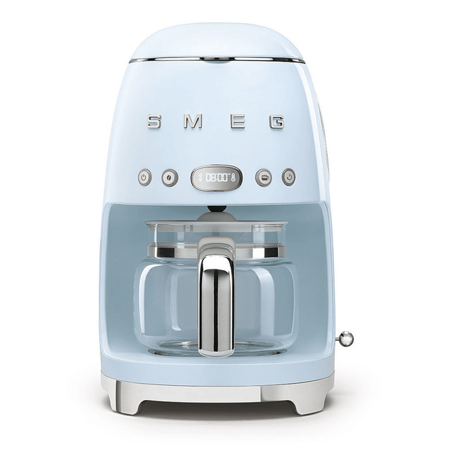 Smeg DCF02PBUK Drip Coffee Machine in Pastel Blue - COFFEE MAKERS / ACCESSORIES - Beattys of Loughrea