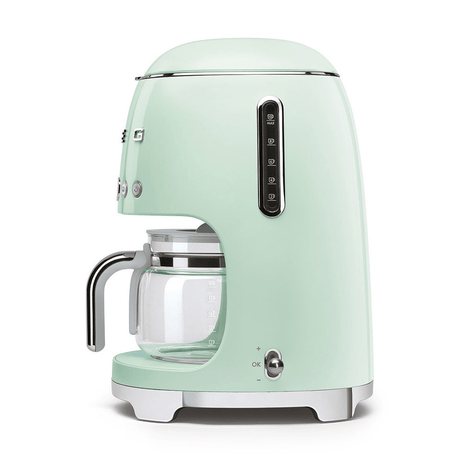 Smeg DCF02PBUK Drip Coffee Machine in Pastel Green - COFFEE MAKERS / ACCESSORIES - Beattys of Loughrea