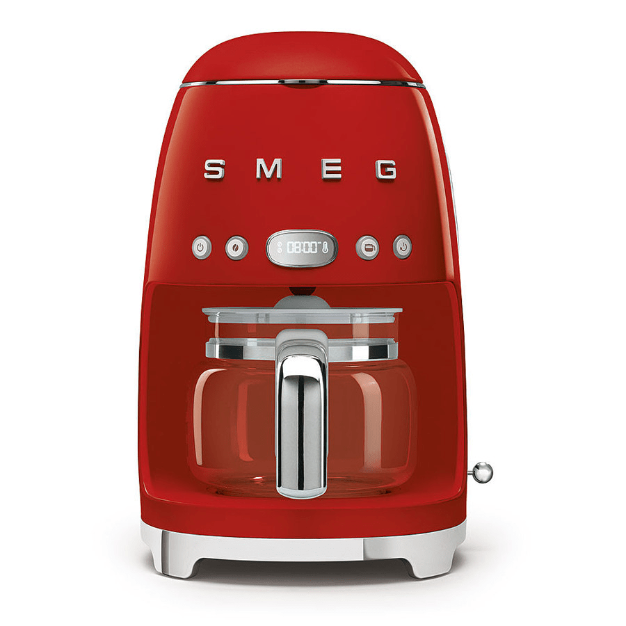 Smeg DCF02PBUK Drip Coffee Machine in Red - COFFEE MAKERS / ACCESSORIES - Beattys of Loughrea