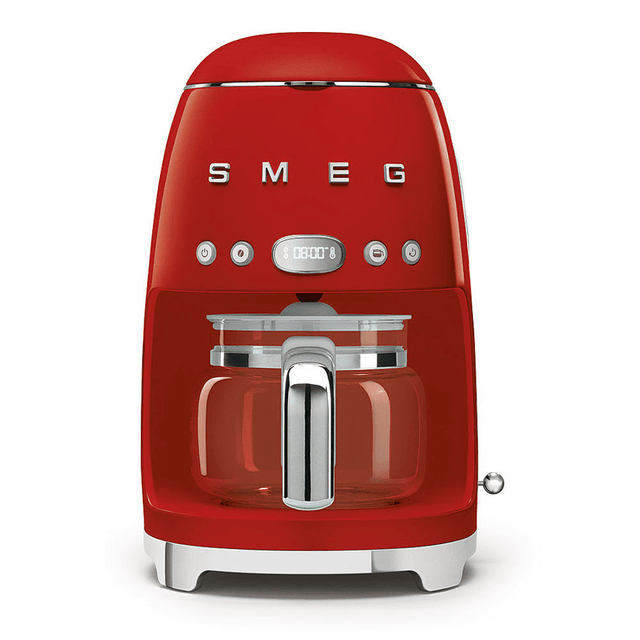 Smeg DCF02PBUK Drip Coffee Machine in Red - COFFEE MAKERS / ACCESSORIES - Beattys of Loughrea