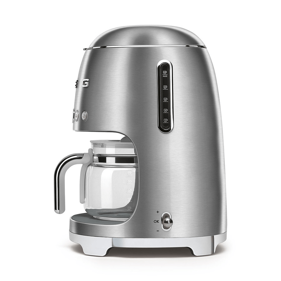 Smeg DCF02PBUK Drip Coffee Machine in Stainless Steel - COFFEE MAKERS / ACCESSORIES - Beattys of Loughrea