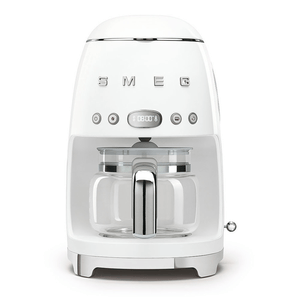 Smeg DCF02PBUK Drip Coffee Machine in White - COFFEE MAKERS / ACCESSORIES - Beattys of Loughrea