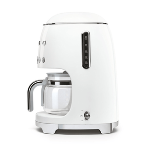 Smeg DCF02PBUK Drip Coffee Machine in White - COFFEE MAKERS / ACCESSORIES - Beattys of Loughrea