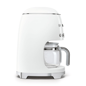 Smeg DCF02PBUK Drip Coffee Machine in White - COFFEE MAKERS / ACCESSORIES - Beattys of Loughrea