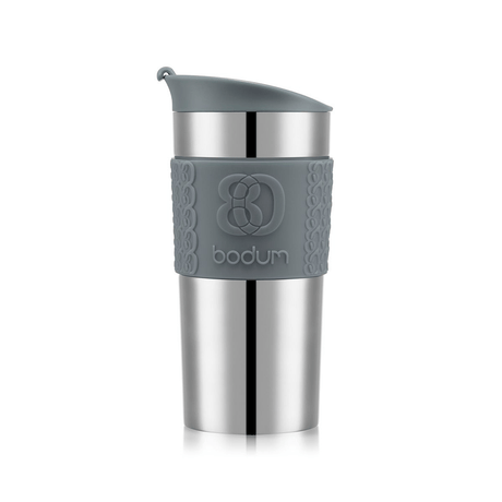 Bodum Vacuum Travel Mug 0.35 l, 12 oz, Grey - FLASKS - Beattys of Loughrea