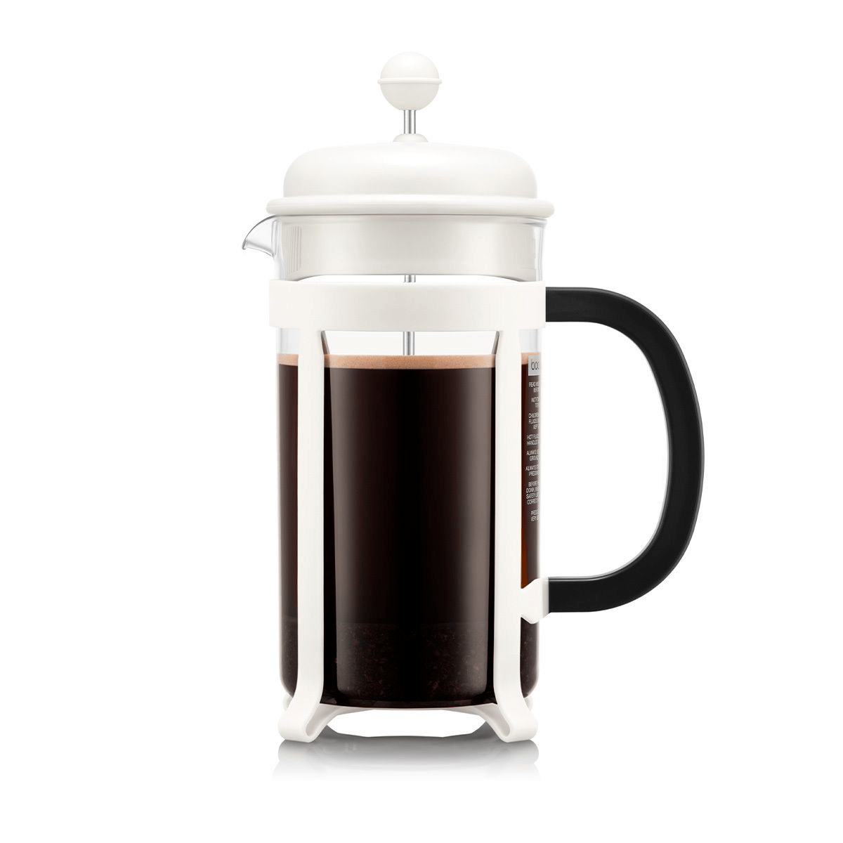Bodum Java French Press Coffee Maker, 8 cup, 1.0 l, 34 oz White - TEA/COFFEE MAKER/BODUM/MILLS - Beattys of Loughrea
