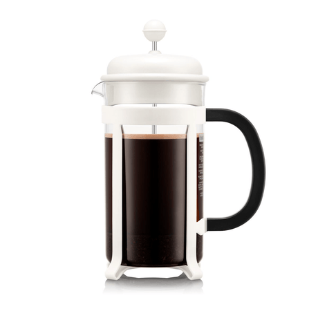Bodum Java French Press Coffee Maker, 8 cup, 1.0 l, 34 oz White - TEA/COFFEE MAKER/BODUM/MILLS - Beattys of Loughrea