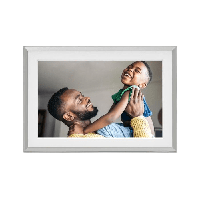 Aura Carver WiFi - Connected 10.1" LCD Digital Picture Frame - Clay with White Mat - DIGITAL PICTURE FRAME - Beattys of Loughrea