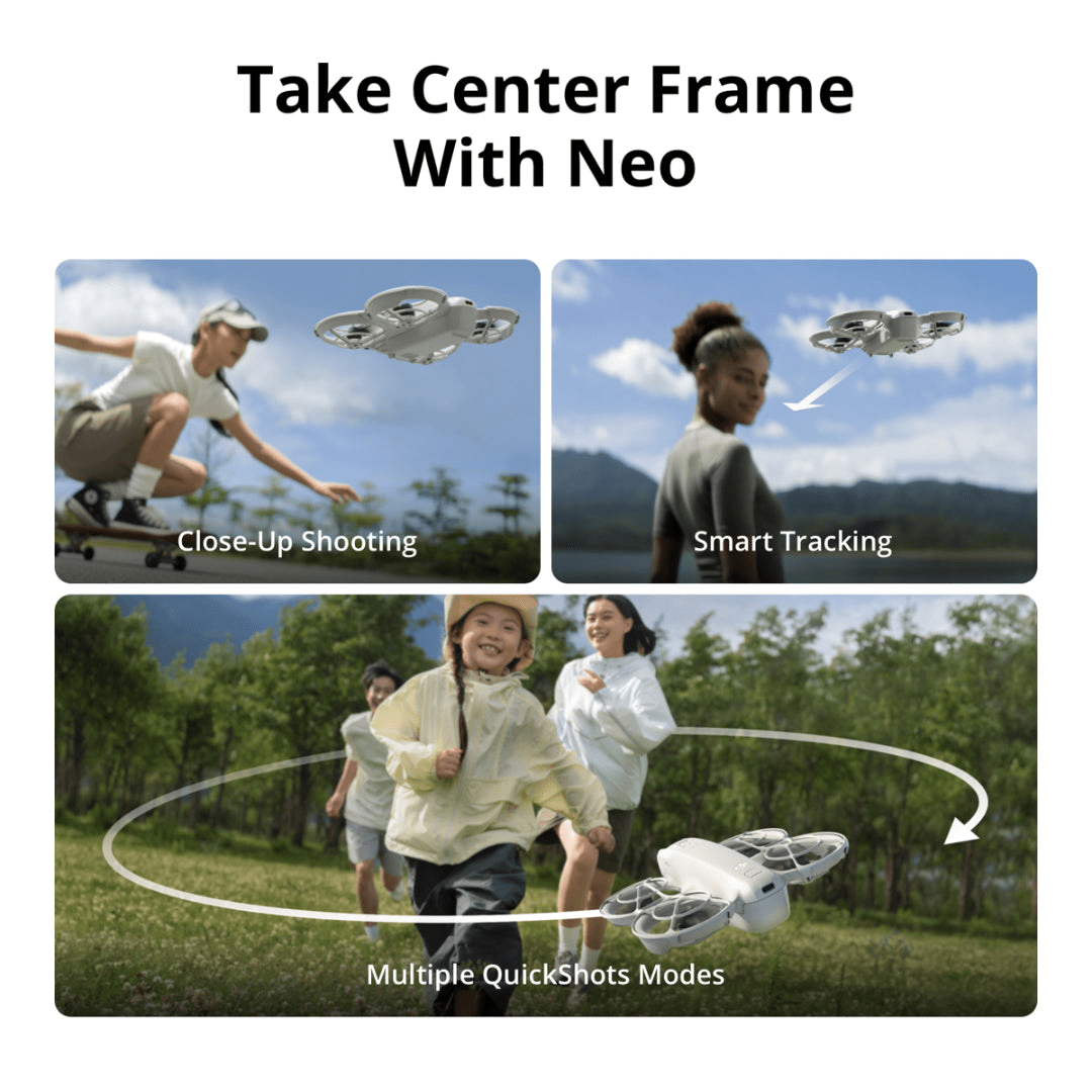 DJI Neo Fly More Combo Kit Compact Drone | CP.FP.00000185.01 - CAMERA DRONE - Beattys of Loughrea