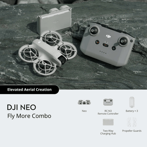 DJI Neo Fly More Combo Kit Compact Drone | CP.FP.00000185.01 - CAMERA DRONE - Beattys of Loughrea
