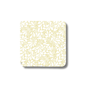 Denby Jasmine Gold Coasters Set of 6 - TABLEMATS/COASTERS - Beattys of Loughrea
