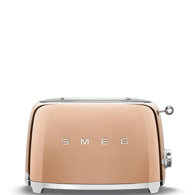 Smeg TSF01RGUK 50S Style 2 Slice Toaster - Rose Gold - TOASTERS - Beattys of Loughrea