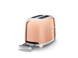Smeg TSF01RGUK 50S Style 2 Slice Toaster - Rose Gold - TOASTERS - Beattys of Loughrea