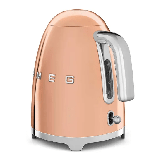 Smeg KLF03RGUK Retro 1.7L 3KW Jug Kettle - Rose Gold - KETTLES - Beattys of Loughrea