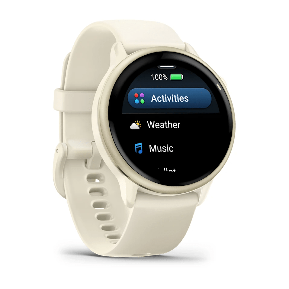 Garmin Vívoactive® 6 Smart Fitness Tracker Bone White - SMARTWATCH, FITBIT - Beattys of Loughrea