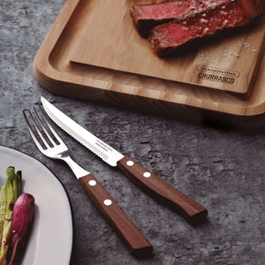 Tramontina Churrasco 12-Piece Steak Knife & Fork Set