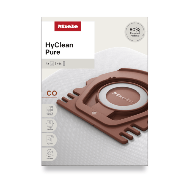 Miele GN HyClean 3D Vacuum Cleaner Bag 12557080 4pk - VAC BAGS & SPARES - Beattys of Loughrea
