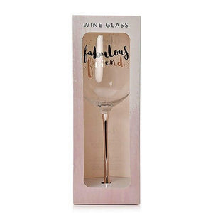 Hotchpotch Luxe Wine Glass - Fabulous Friend - DRINKING GLASSES - Beattys of Loughrea
