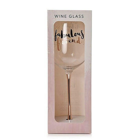 Hotchpotch Luxe Wine Glass - Fabulous Friend - DRINKING GLASSES - Beattys of Loughrea
