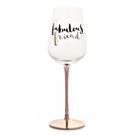 Hotchpotch Luxe Wine Glass - Fabulous Friend - DRINKING GLASSES - Beattys of Loughrea