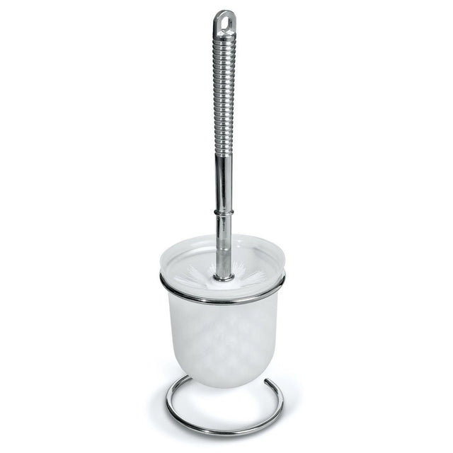 Tatkraft Lilia Toilet Brush & Stand - BATHROOM T/BRUSH, CADDY, TOWEL RAIL & HOLDERS ACCESSORI - Beattys of Loughrea