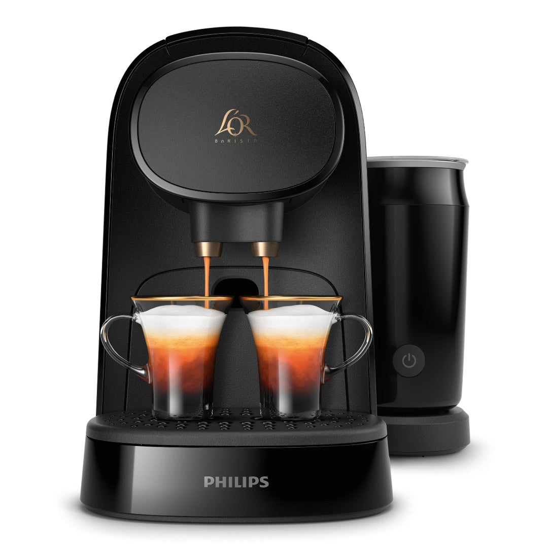 L'OR by Philips Barista Capsule Coffee Machine with Milk Frother - Black - COFFEE MAKERS / ACCESSORIES - Beattys of Loughrea