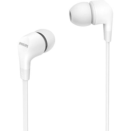Philips Wired C - Type Earbuds TAE1105WT/00 White - HEADPHONES / EARPHONES/ MICROPHONE - Beattys of Loughrea
