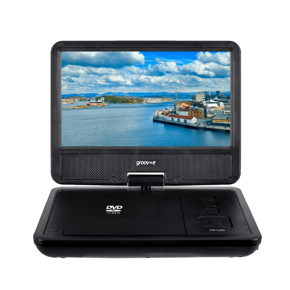 Groov - e GV - DP01BK 7" Portable DVD Player Black - DVD PLAYER - Beattys of Loughrea