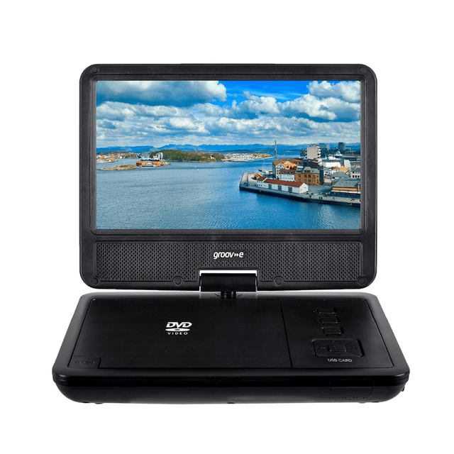 Groov - e GV - DP01BK 7" Portable DVD Player Black - DVD PLAYER - Beattys of Loughrea