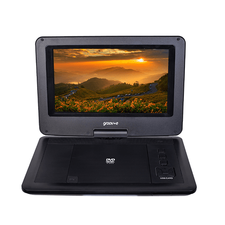 Groov - e GV - DP02BK 10.1" Portable DVD Player Black - DVD PLAYER - Beattys of Loughrea